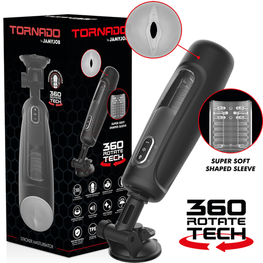 JAMYJOB Tornado 360 Rotate Tech Stroker - Dispositif de Plaisir Personnel Innovant