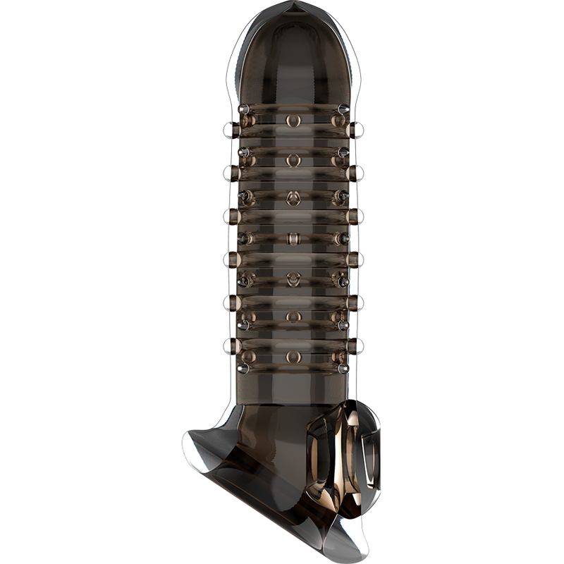 VIRILXL - BLACK V15 PENIS EXTENSION AND SHEATH