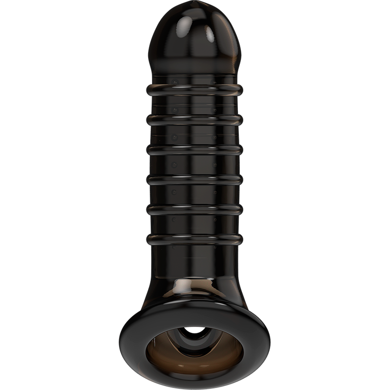 VIRILXL - BLACK V15 PENIS EXTENSION AND SHEATH