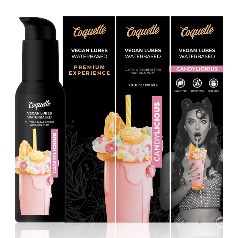 COCOQUETTE CHIC DESIRE - Lubrifiant Végan Candyliscious pour des Moments Intimes